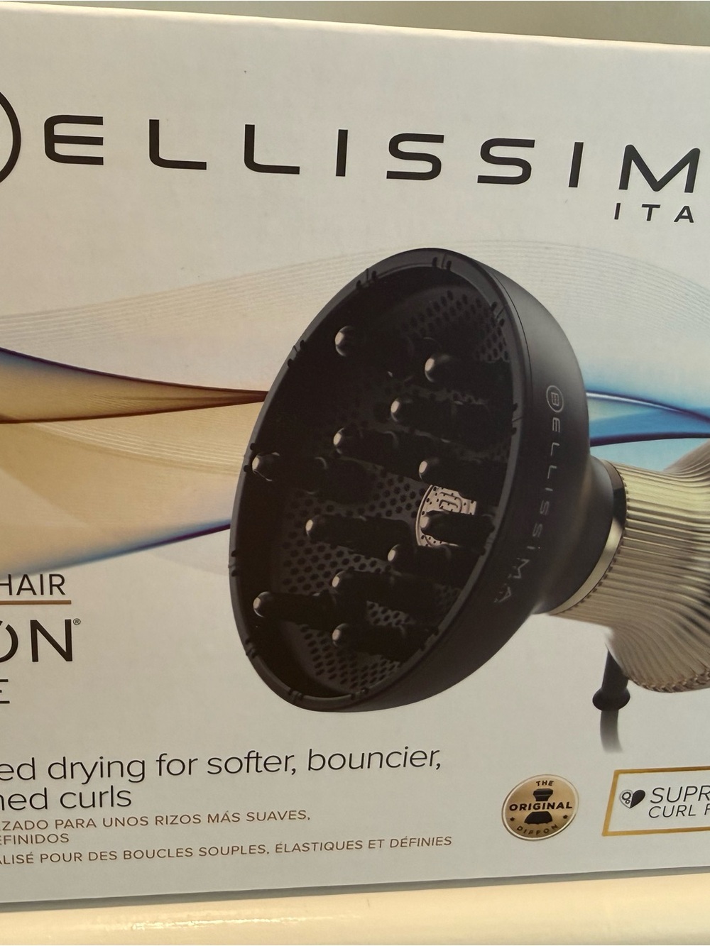 Bellissima Italia Diffon XL Curl Diffuser Hairdryer Supreme Curl Flow Ions